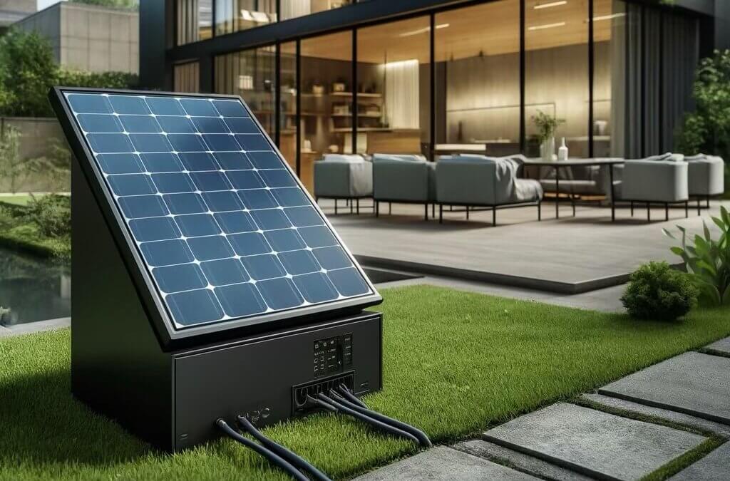 panneaux solaire plug and play jardin