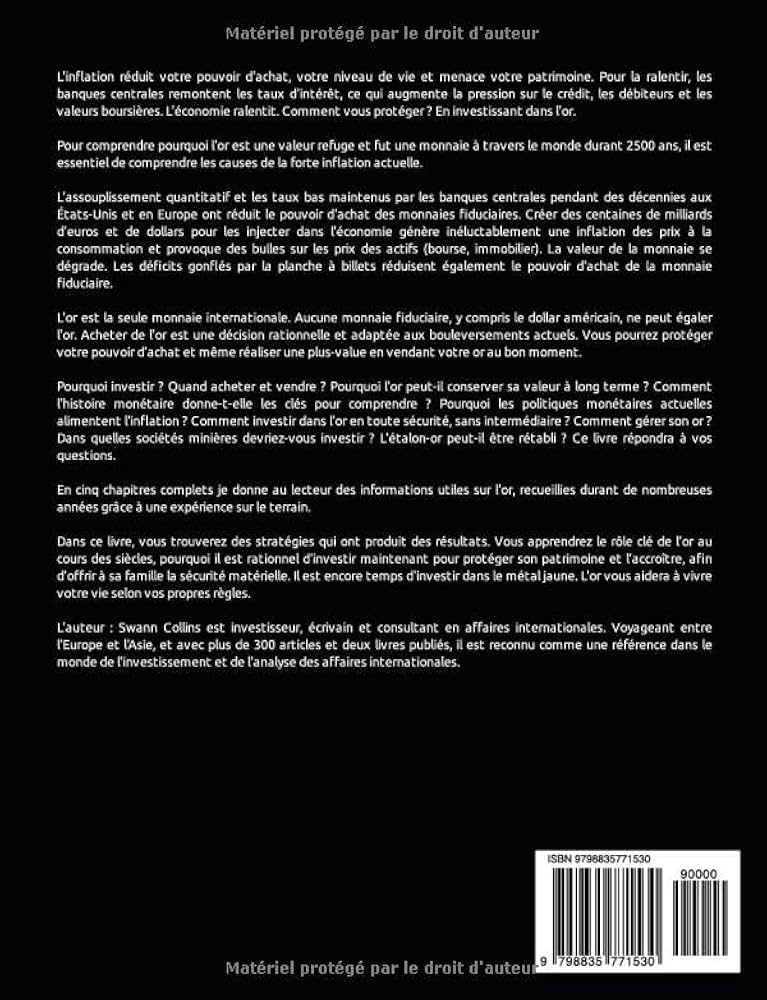découvrez pourquoi investir dans l'or reste une valeur sûre pour protéger votre patrimoine et diversifier vos investissements en toute confiance.
