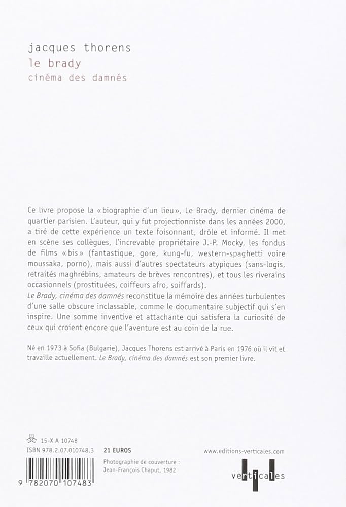 rejoignez-nous pour une soirée cinéma inoubliable au brady, avec une sélection de films captivants dans une ambiance conviviale.